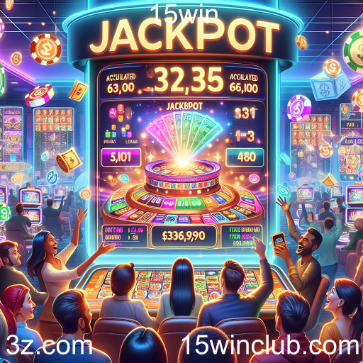 Descubra a Emoção dos Jackpots Progressivos no 15win